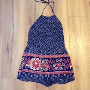 Boho chic Halter Romper